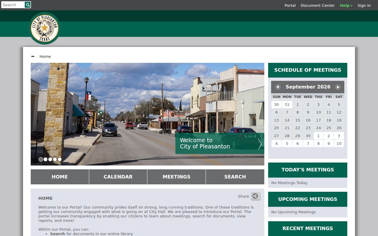 Atascosa County warrant records in Pleasanton, official city records portal