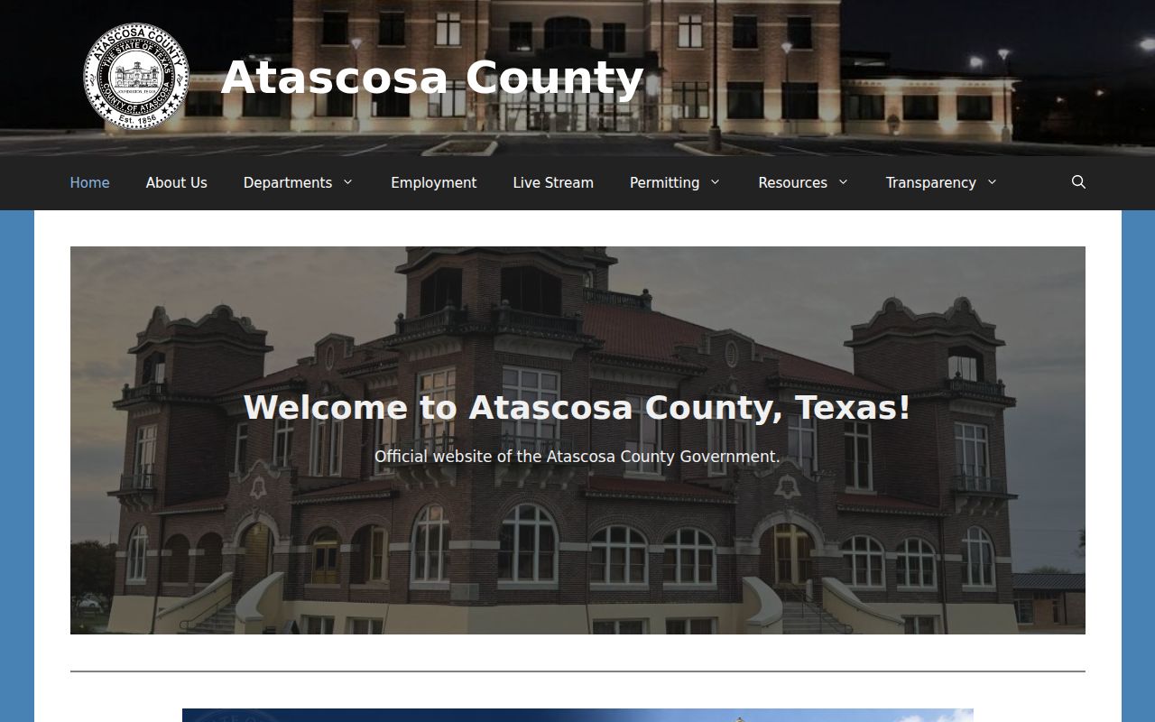 Atascosa County warrant records, official county information